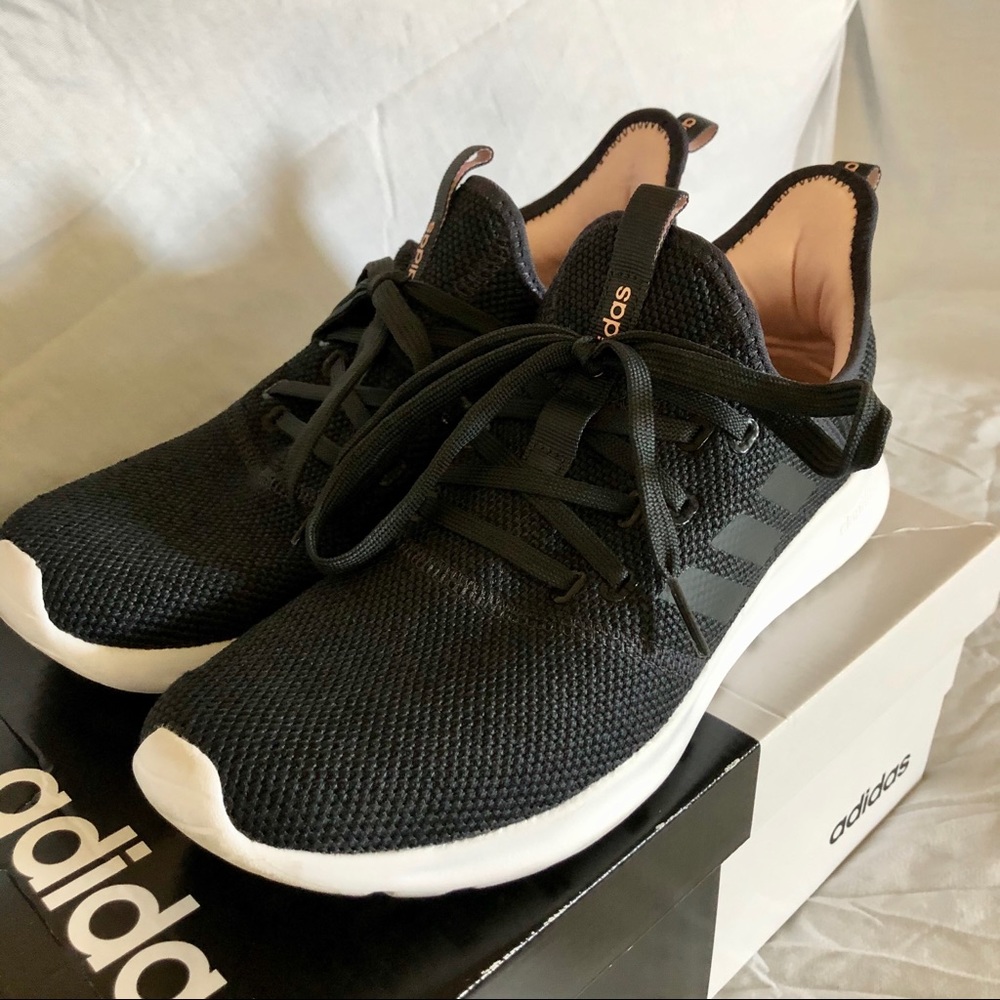 Adidas Cloudfoam Pure Running Shoes in Carbon